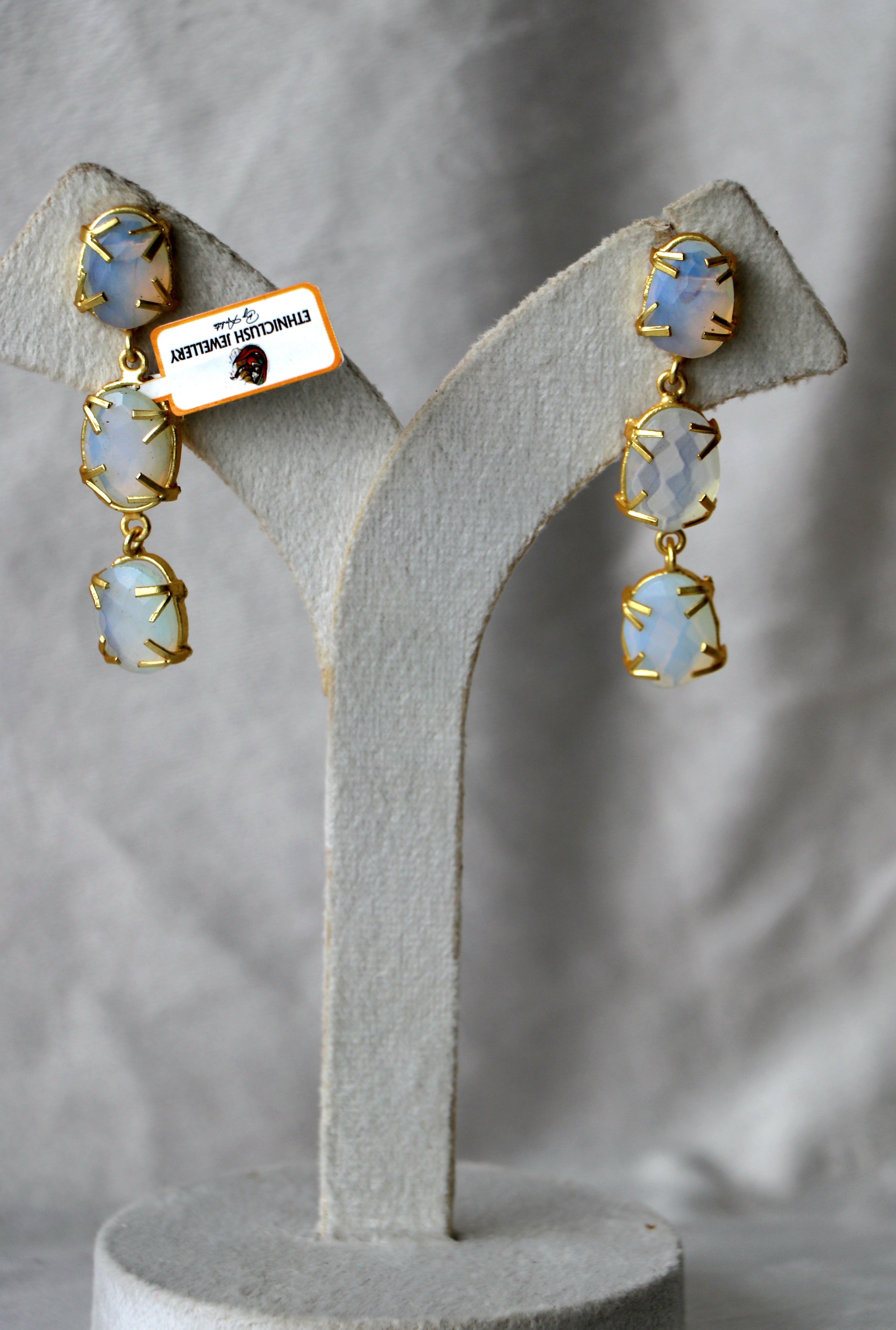 Lumina Moonstone Cascade Earrings