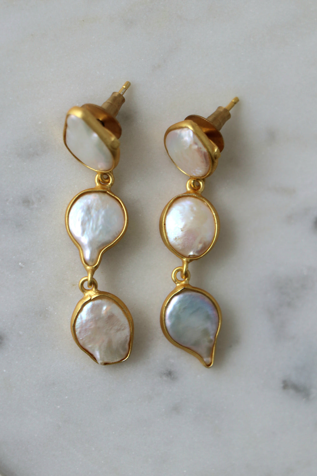 Lumina Pearl Cascade Earrings