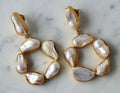 Lumina Pearl Circlet Earrings