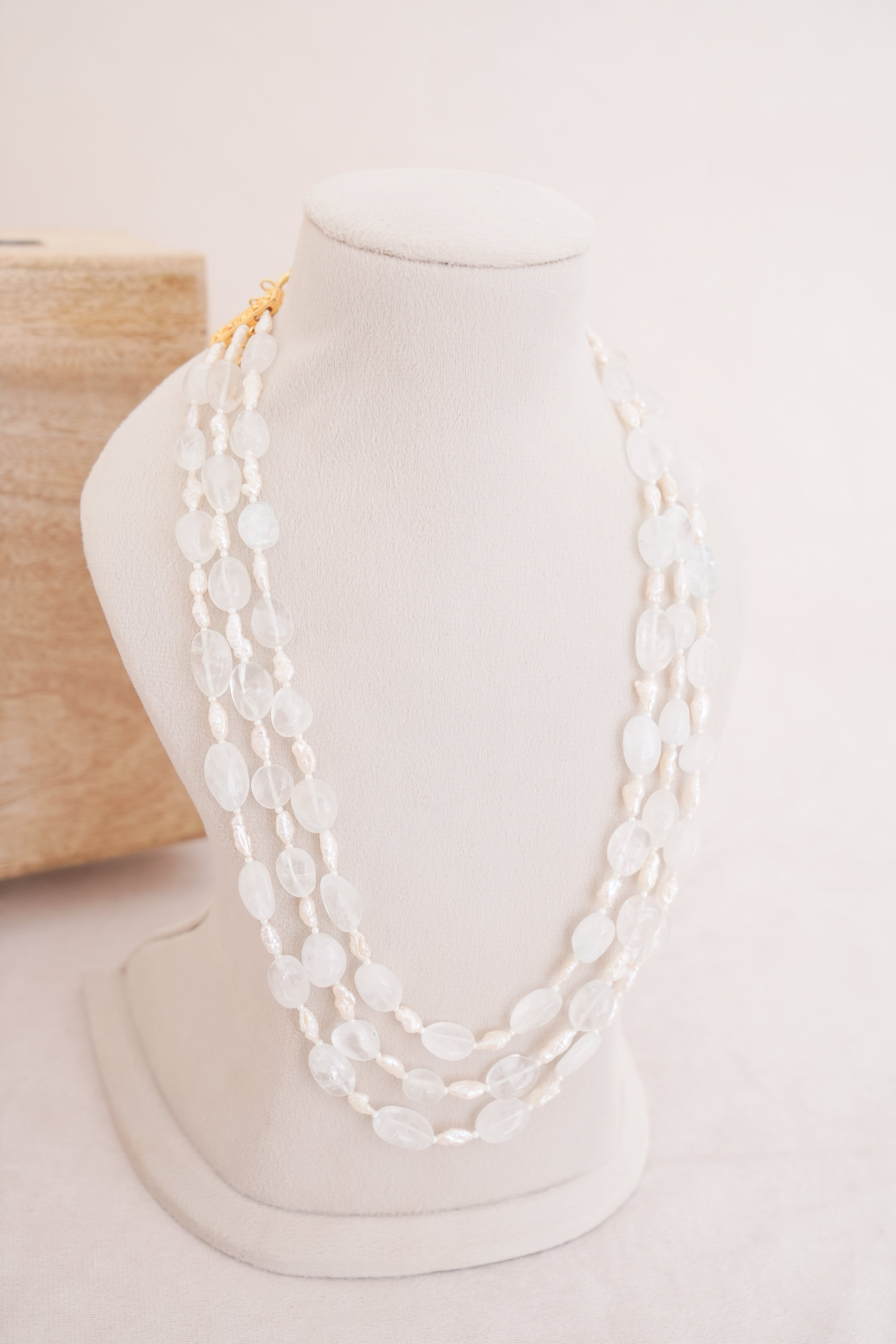 Luminary Fluorite & Pearl Strand Necklace