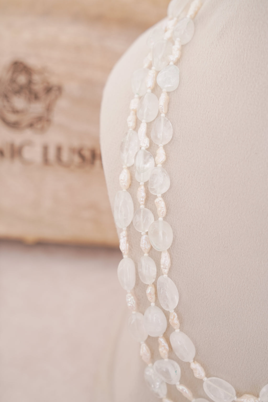 Luminary Fluorite & Pearl Strand Necklace