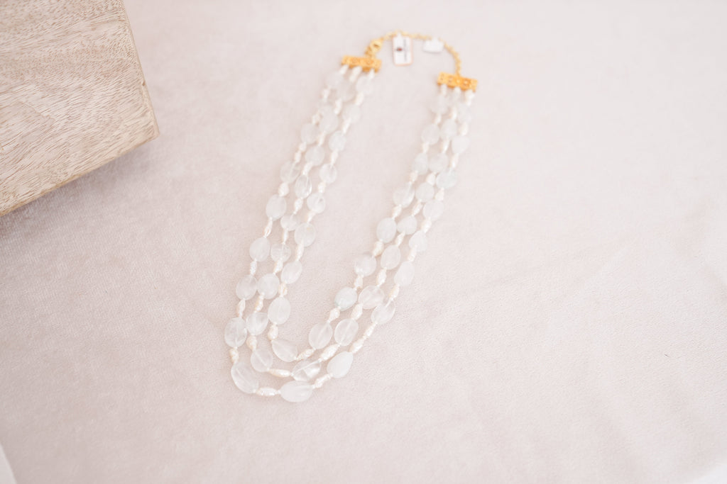 Luminary Fluorite & Pearl Strand Necklace