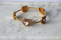 Luminous Halo Polki Open Cuff Bracelet