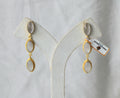 Luna Facet Rope Drop Earrings