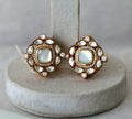 Lunar Bloom Stud Earrings