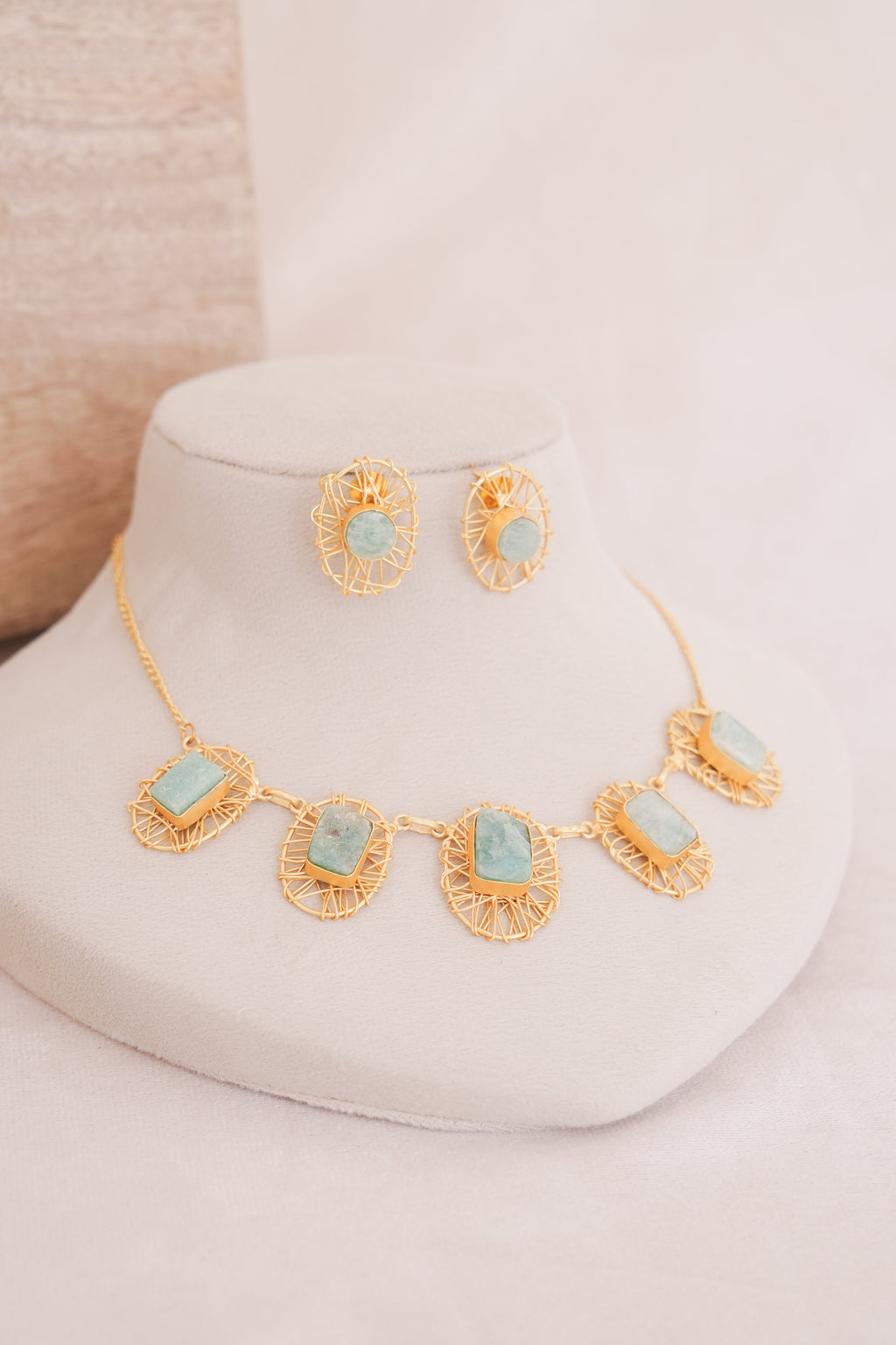 Lush Lattice Raw Aventurine Gemstone Set