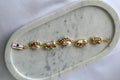 Lustrous Pearl Cluster Cascade Bracelet