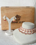 Ruby pearl Piroyi Multi Strand Choker Set
