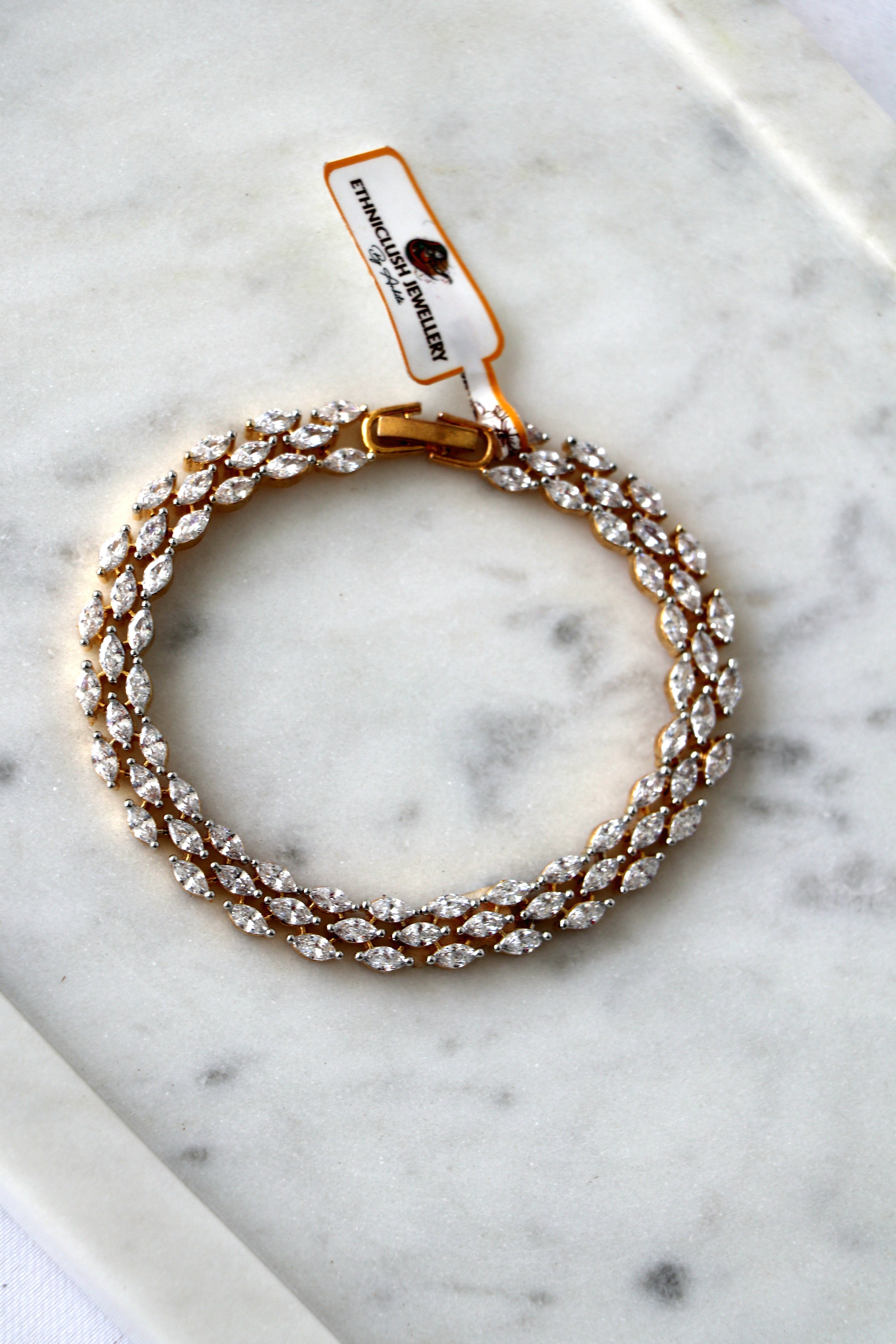 Marquise Cascade Tennis Bracelet