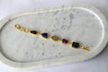 Multicolour Semi-Precious Stone Bracelet | Gold-Plated Natural Gemstone Bracelet | Handcrafted Statement Bracelet