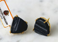 Midnight Strata Stud Earrings