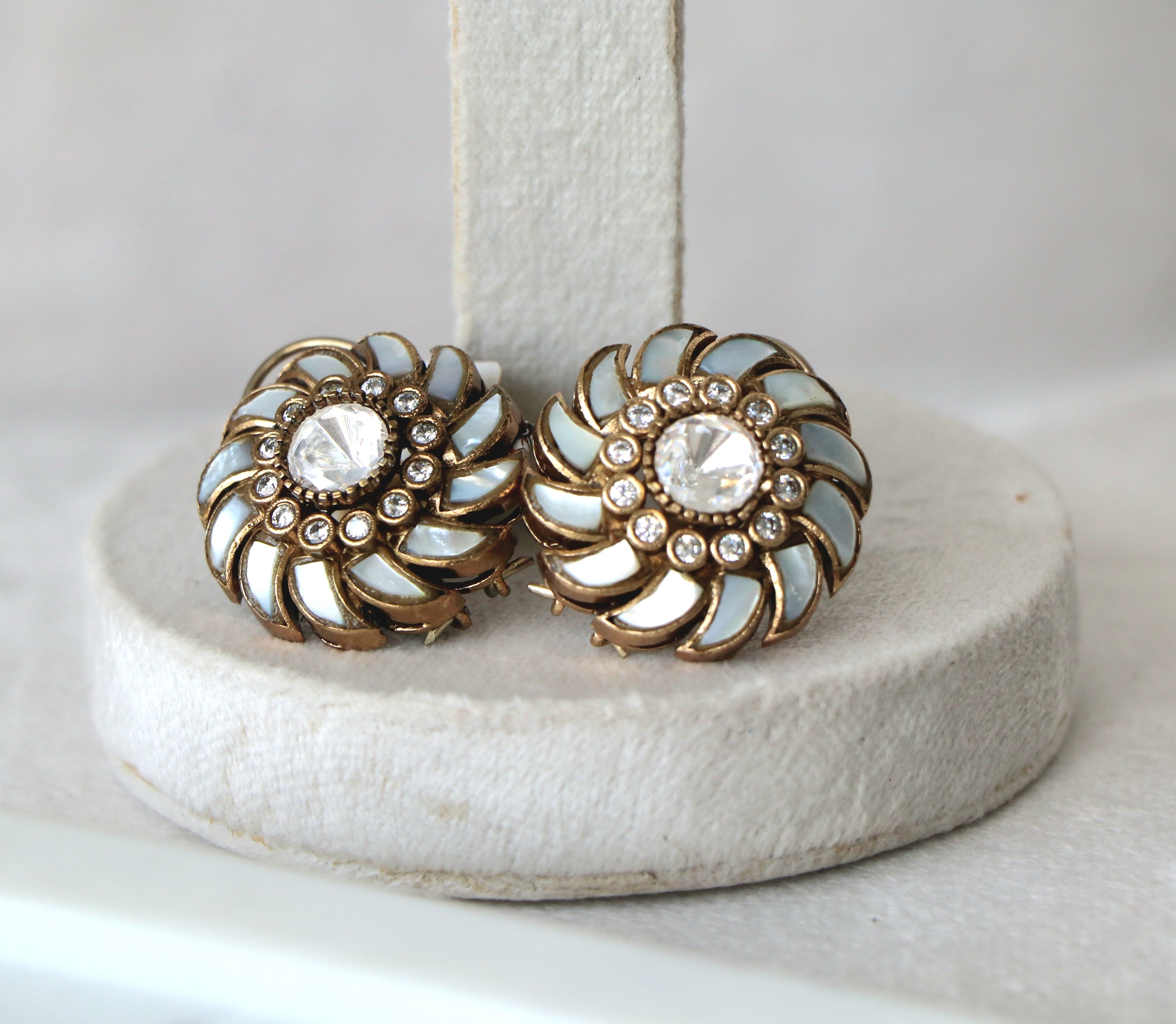 Radiance Floral Stud Earrings