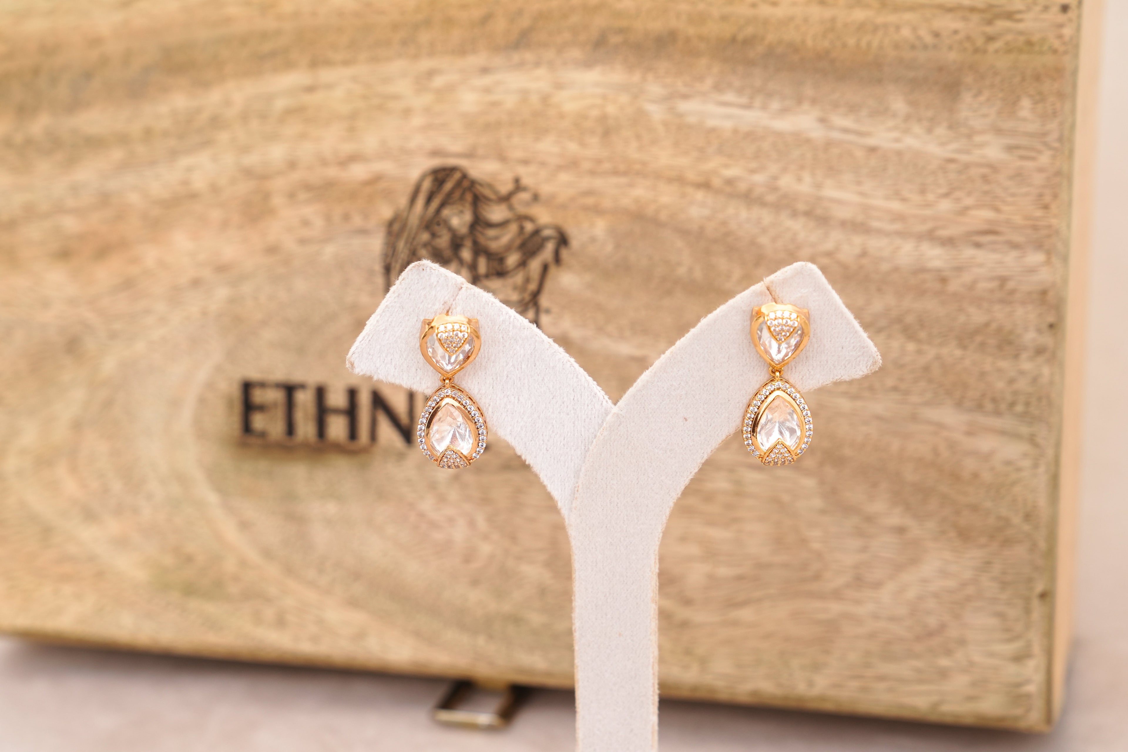 Moonlit Pearl Cascade Earrings  Necklace Set