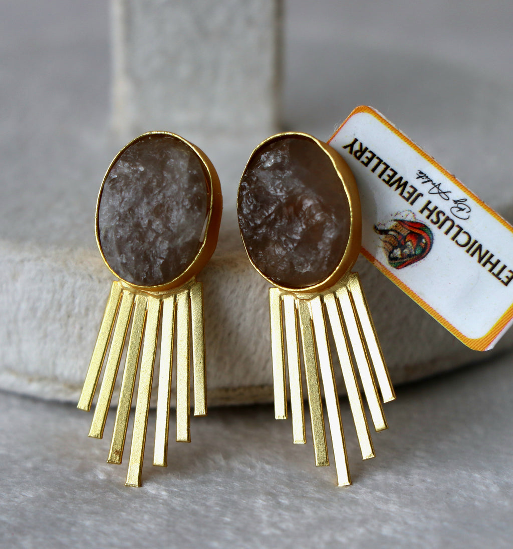 Aurora Fringe Statement Earrings