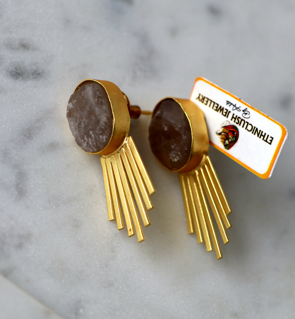 Aurora Fringe Statement Earrings