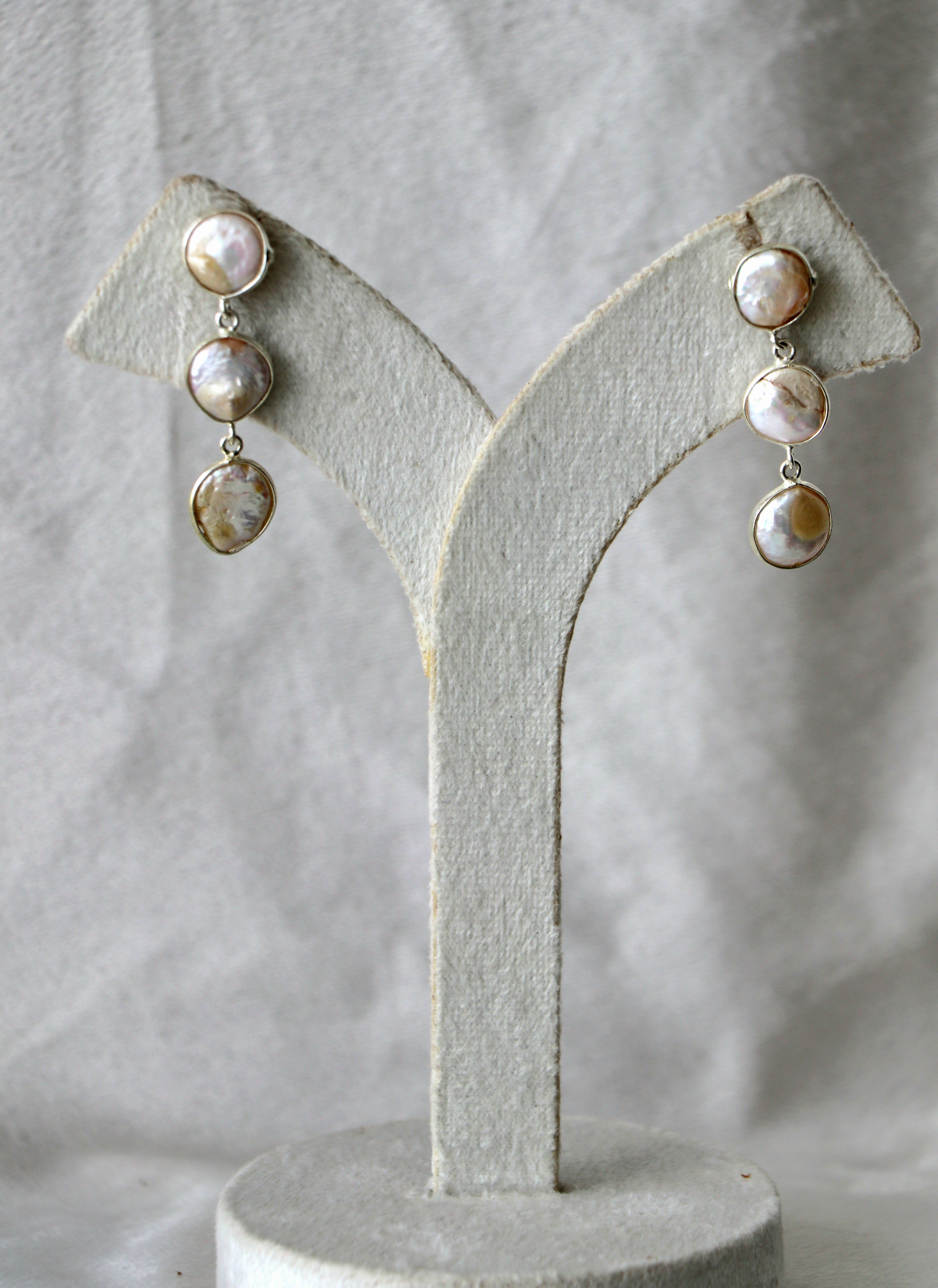 Mystic Pearl Cascade Earrings