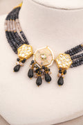 Enamel Kundan Choker with Earrings