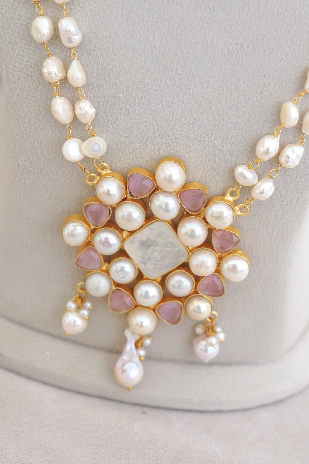 Boroque Pearl Assorted Necklace