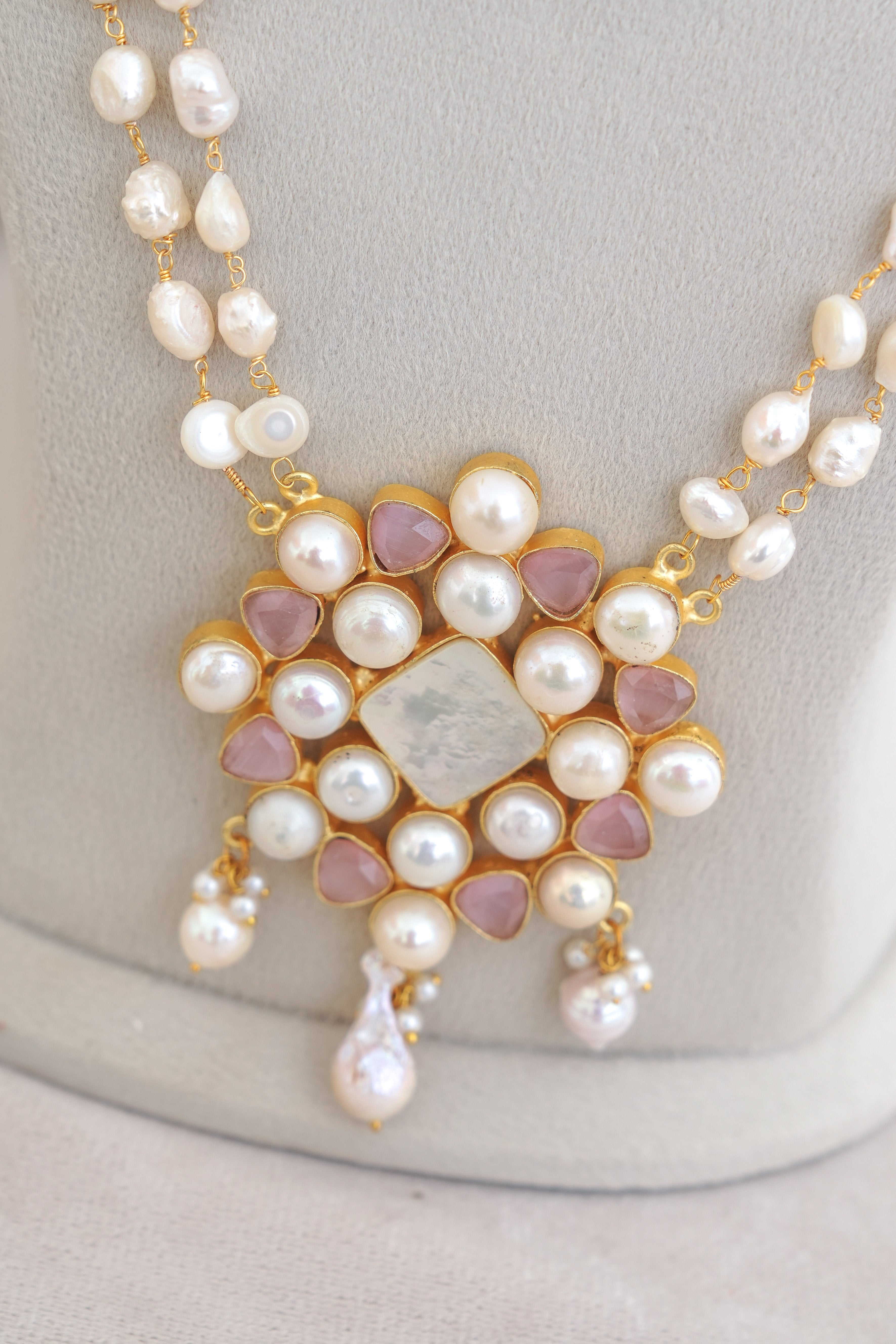 Boroque Pearl Assorted Necklace