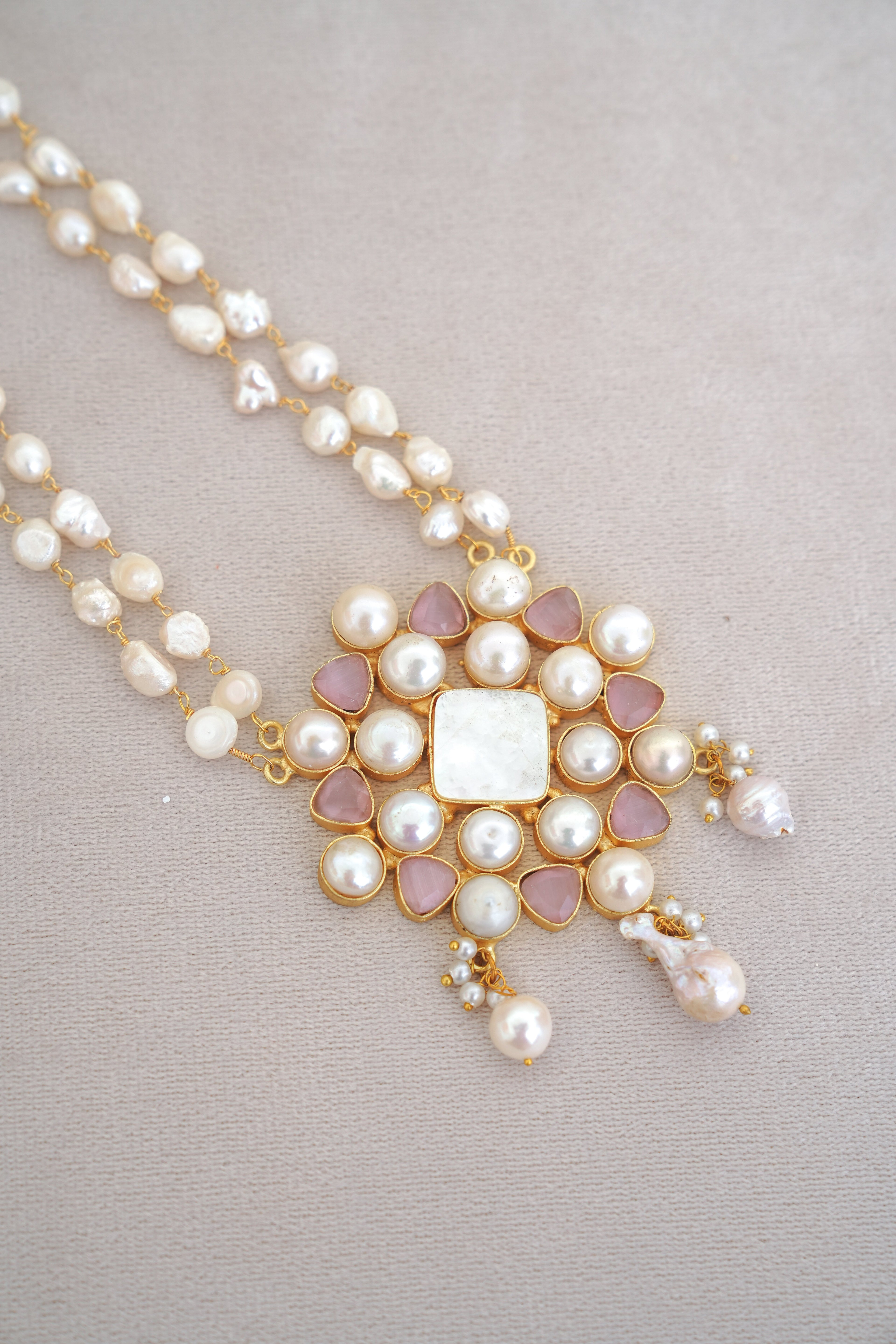 Boroque Pearl Assorted Necklace