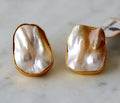 Baroque Pearl Stud Earrings