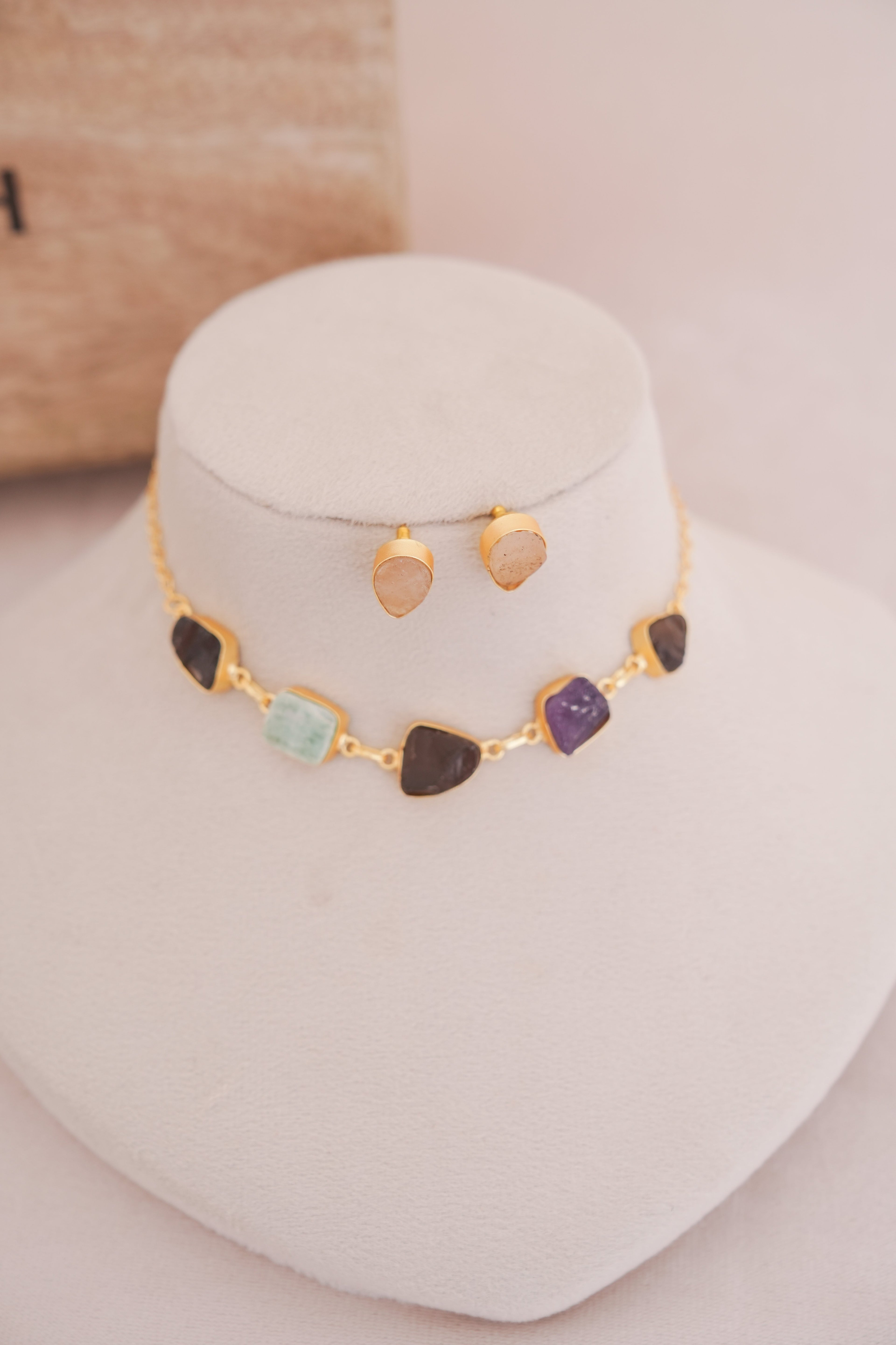 Gemstone Harmony Necklace Set