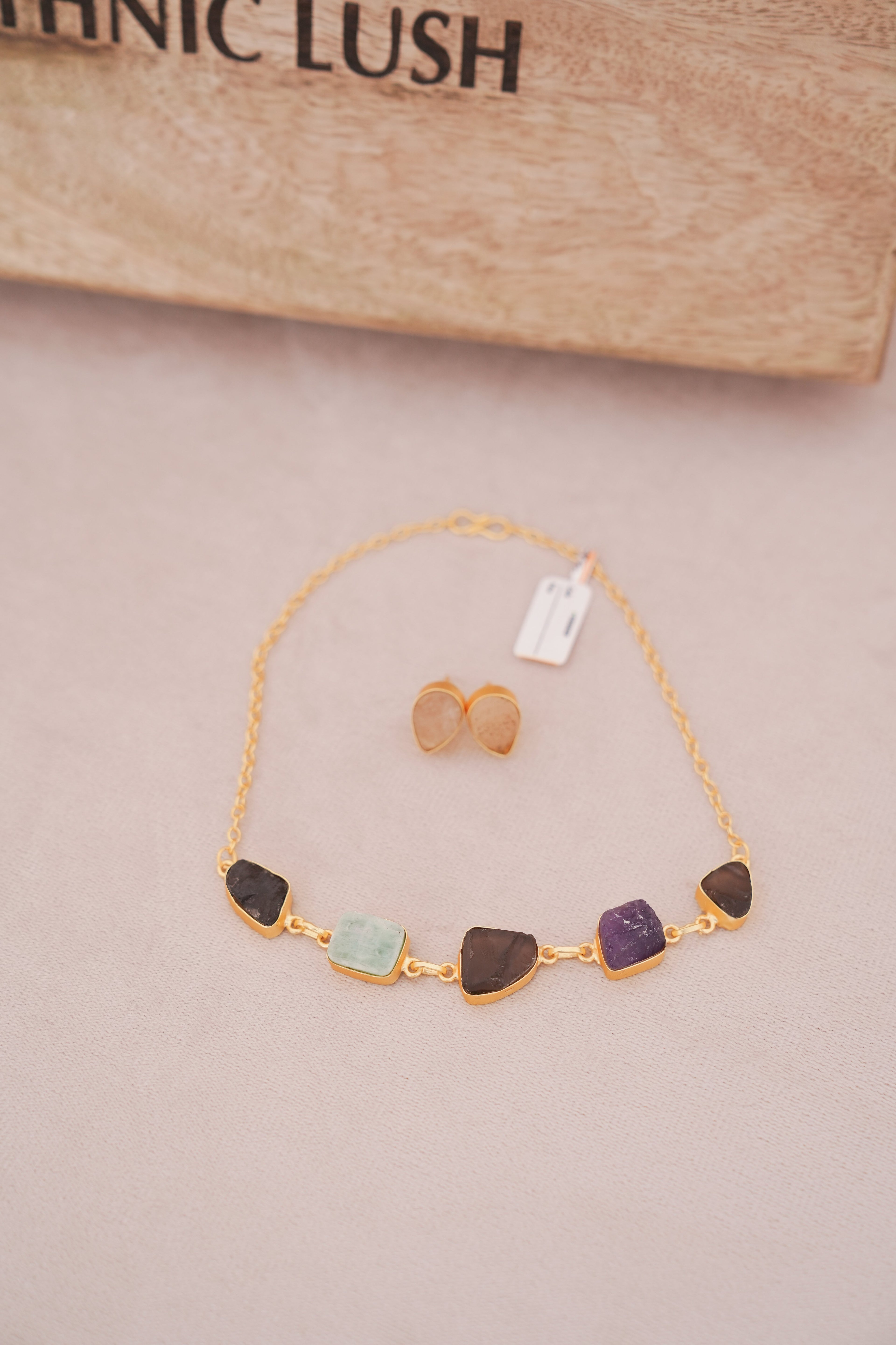 Gemstone Harmony Necklace Set
