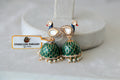 Peacocks Emerald Reverie Earrings