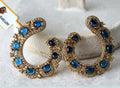 Peacocks Azure Reverie Earrings