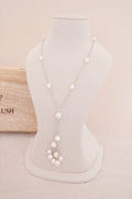 Pearl Cascade Statement Necklace