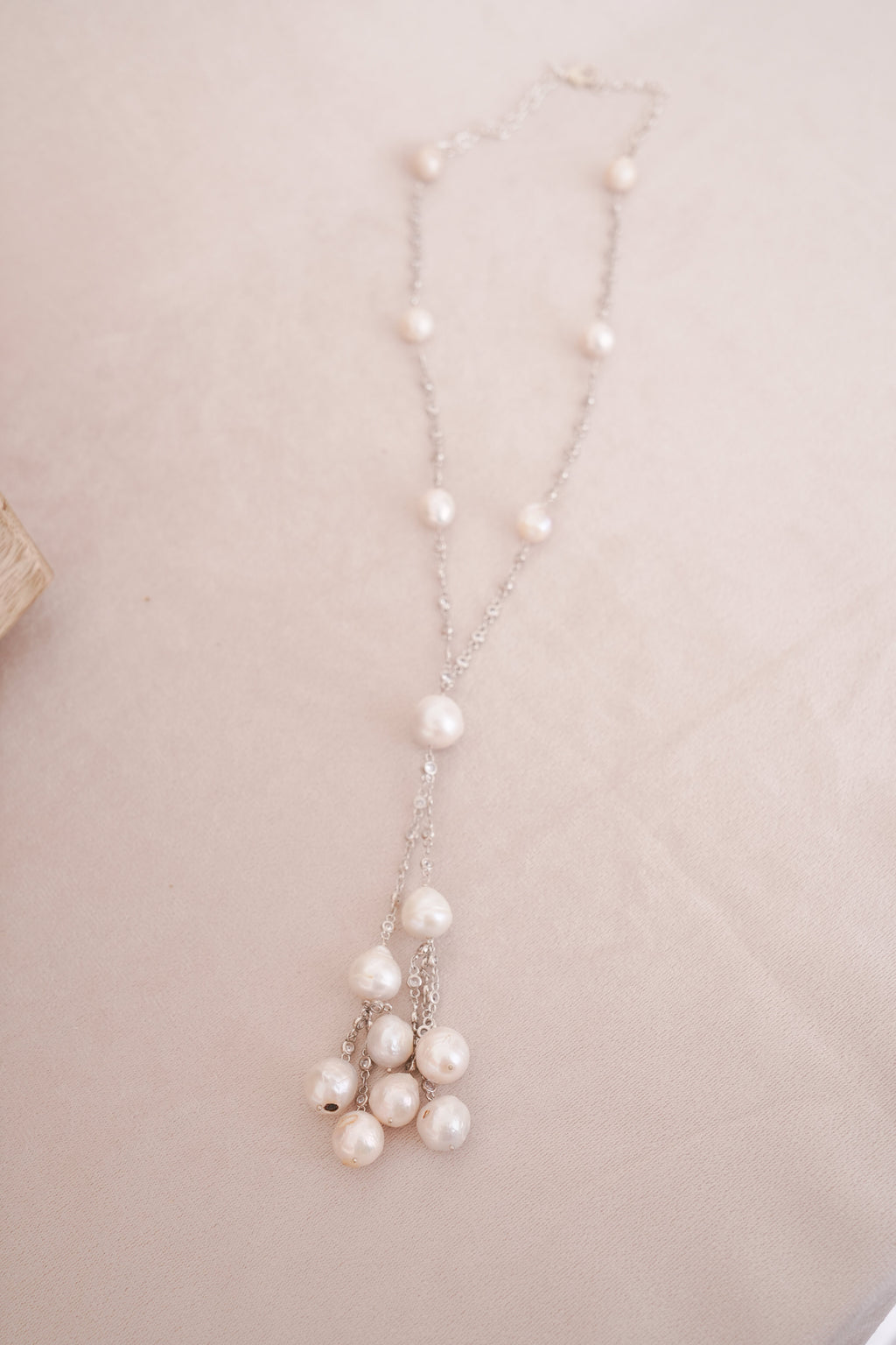 Pearl Cascade Statement Necklace