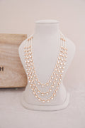 Pearl Strand Polki Layered Necklace