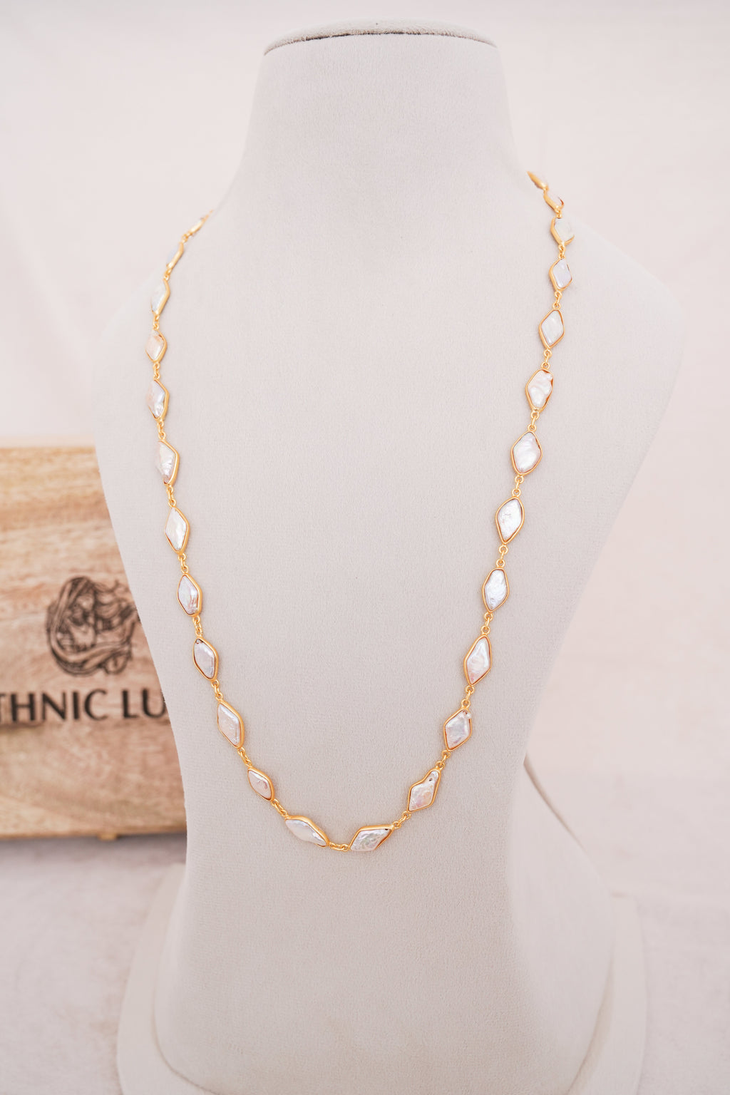 Pearl Radiance Long Necklace