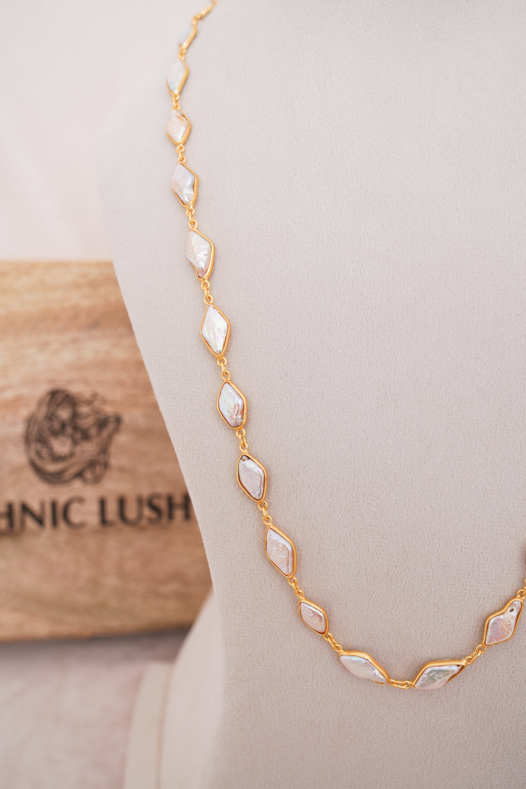Pearl Radiance Long Necklace