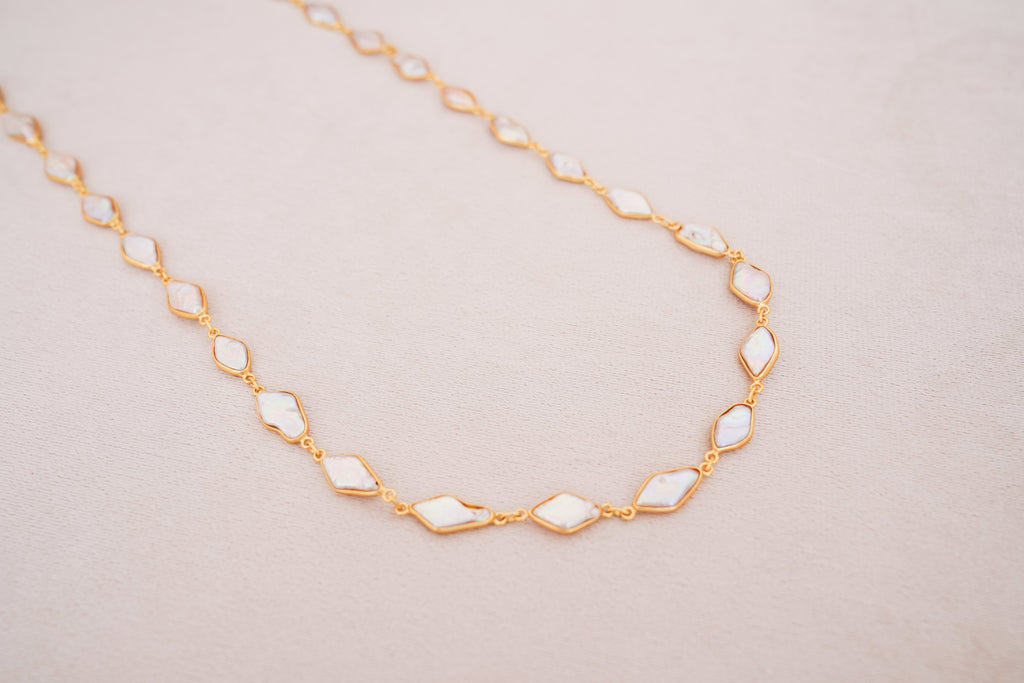 Pearl Radiance Long Necklace