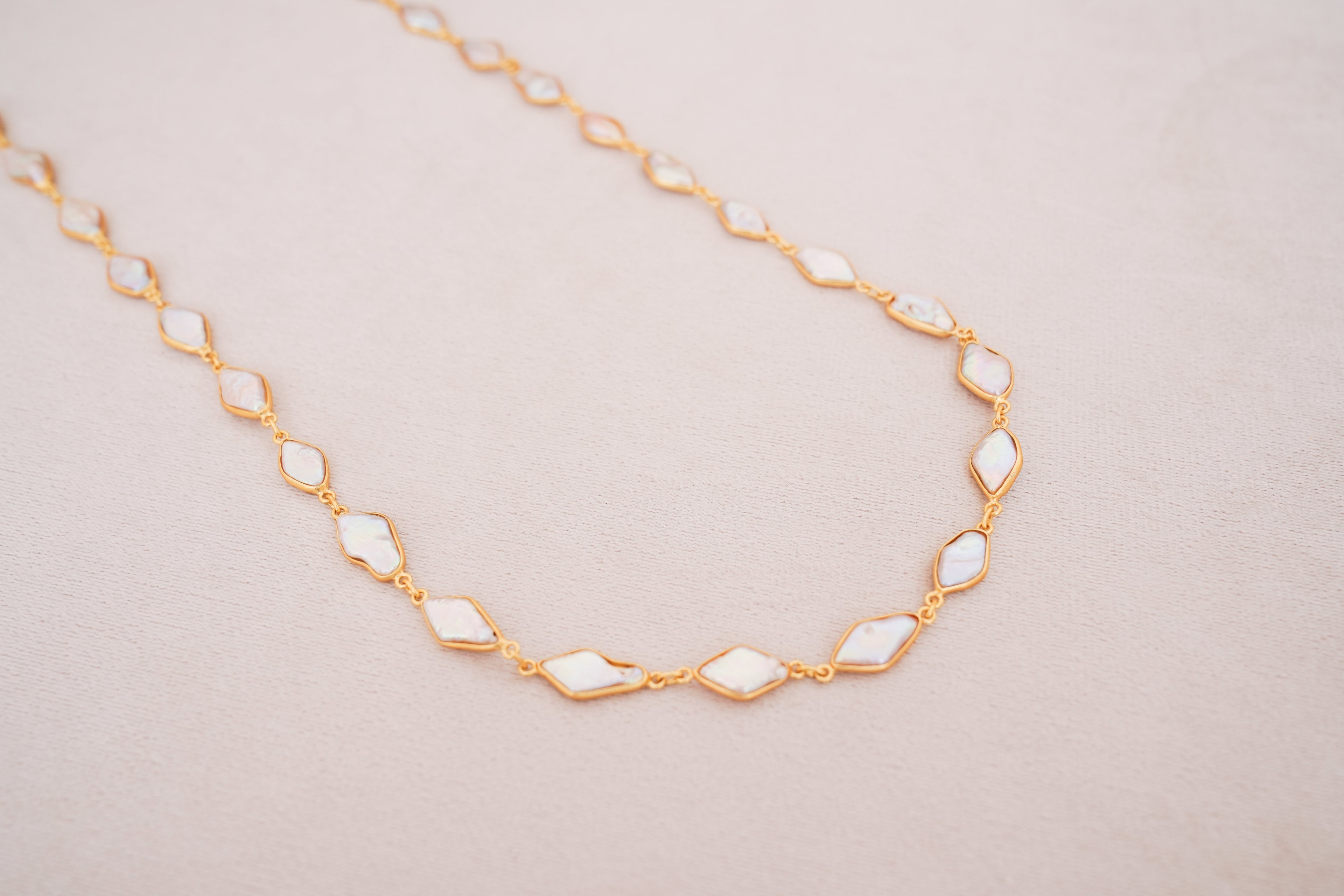 Pearl Radiance Long Necklace
