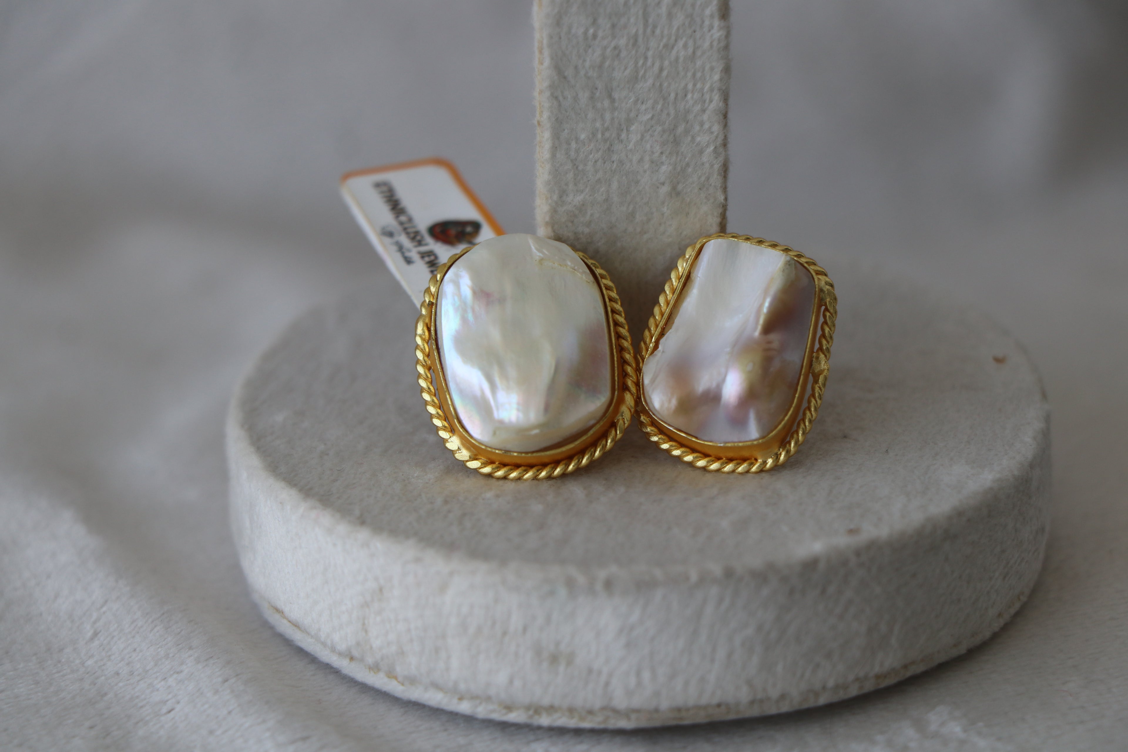 Pearl Radiance Statement Earrings