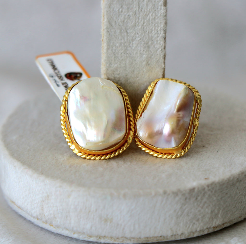 Pearl Radiance Statement Earrings