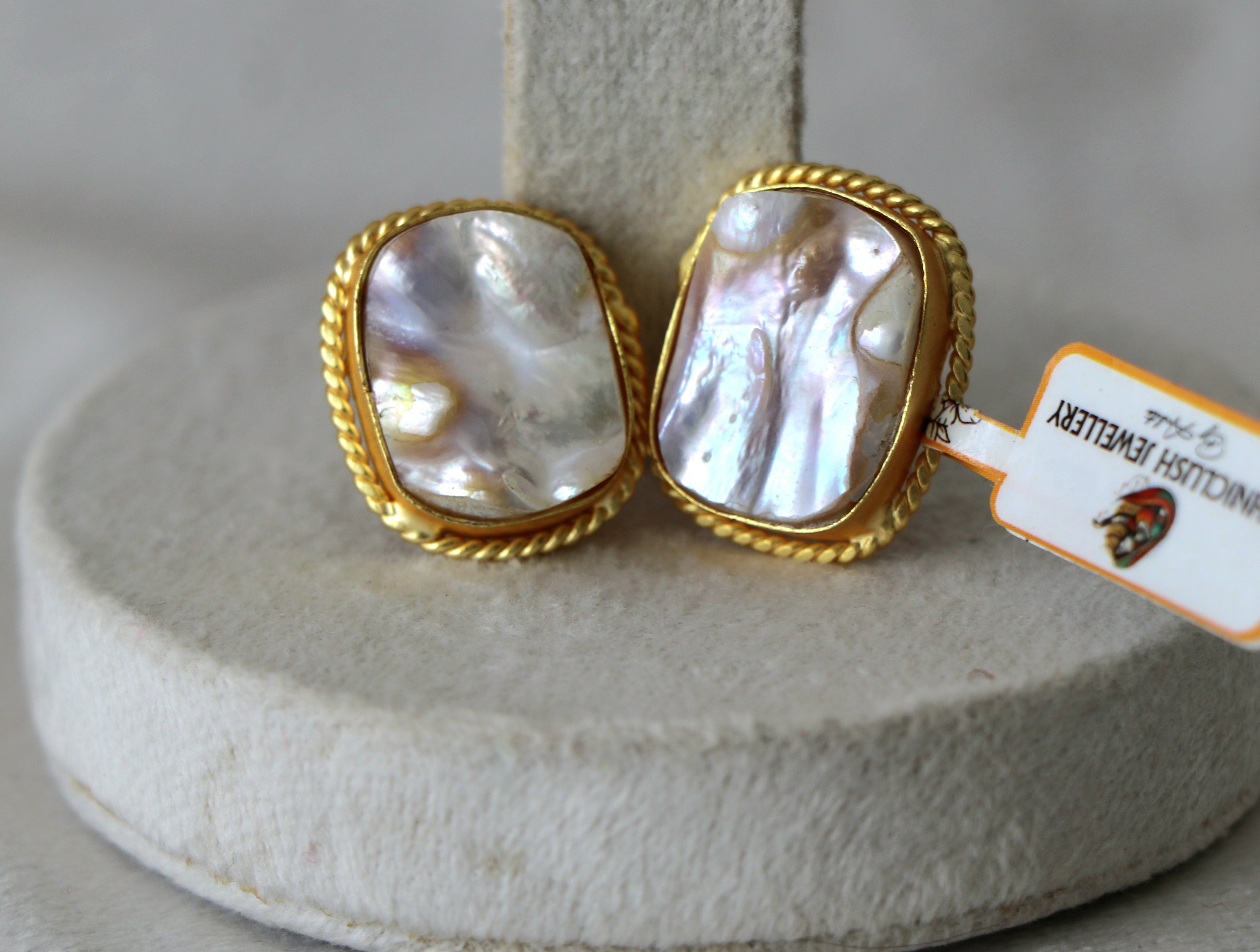 Pearl Radiance Statement Earrings