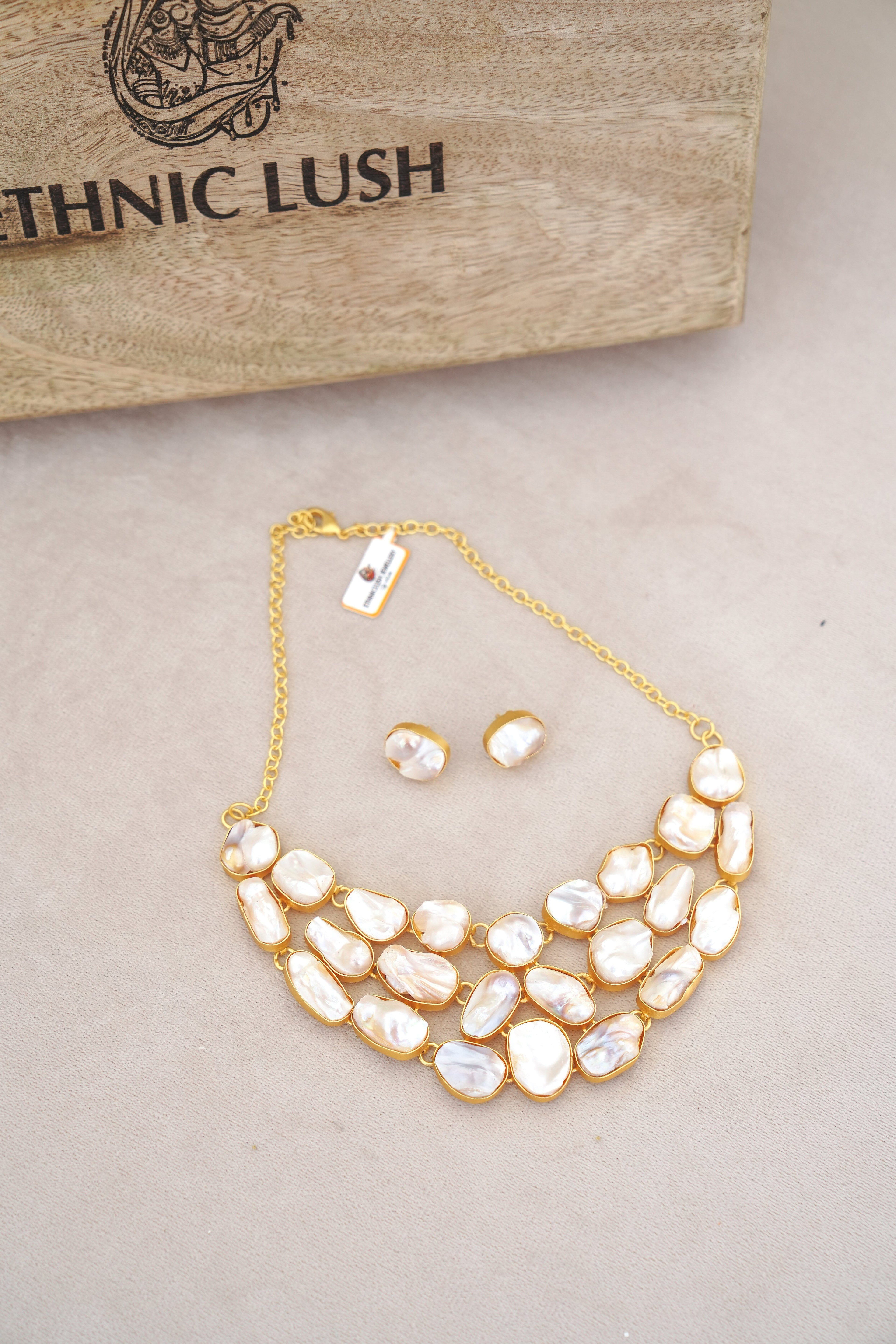 Pearl Reverie Statement Set