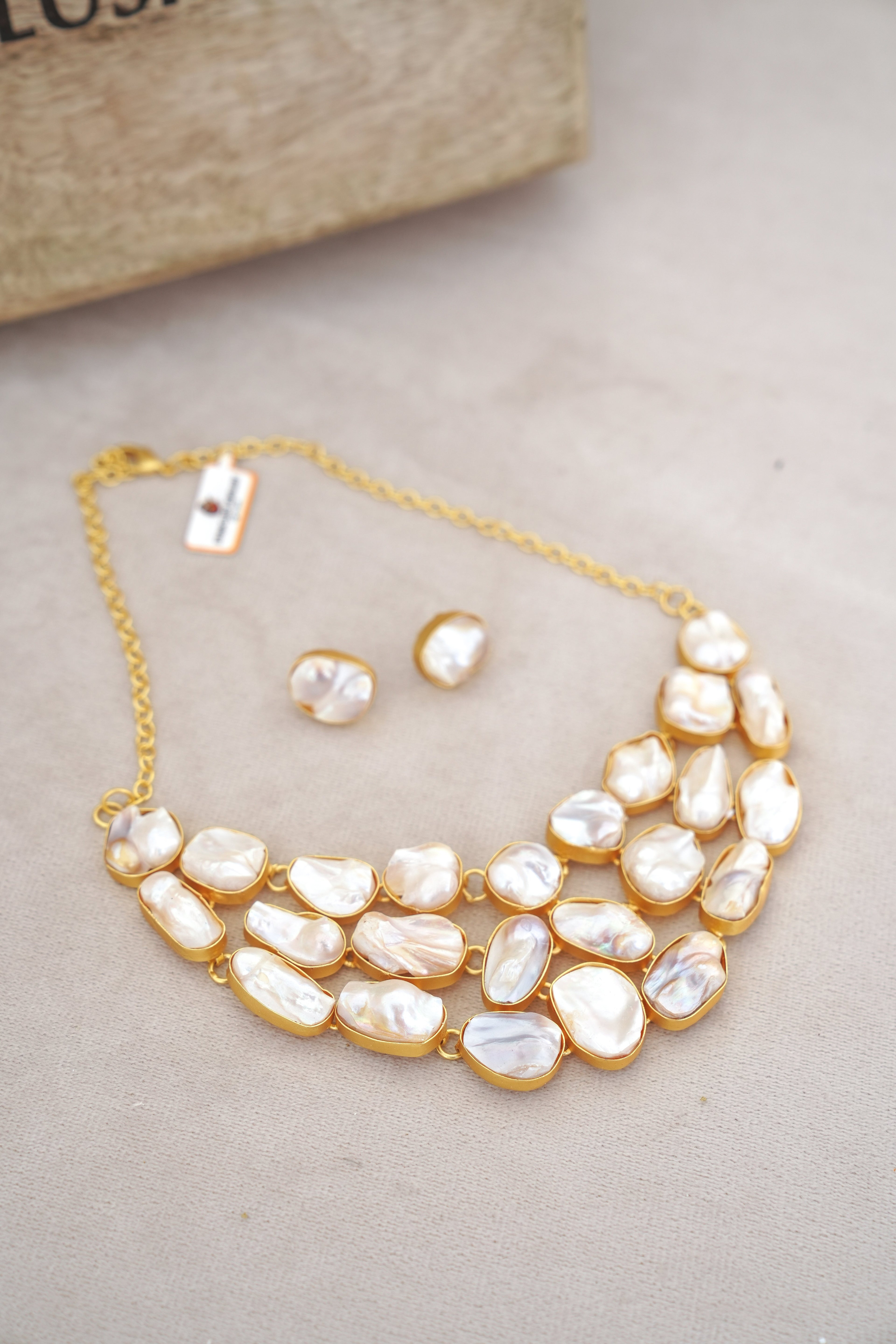 Pearl Reverie Statement Set