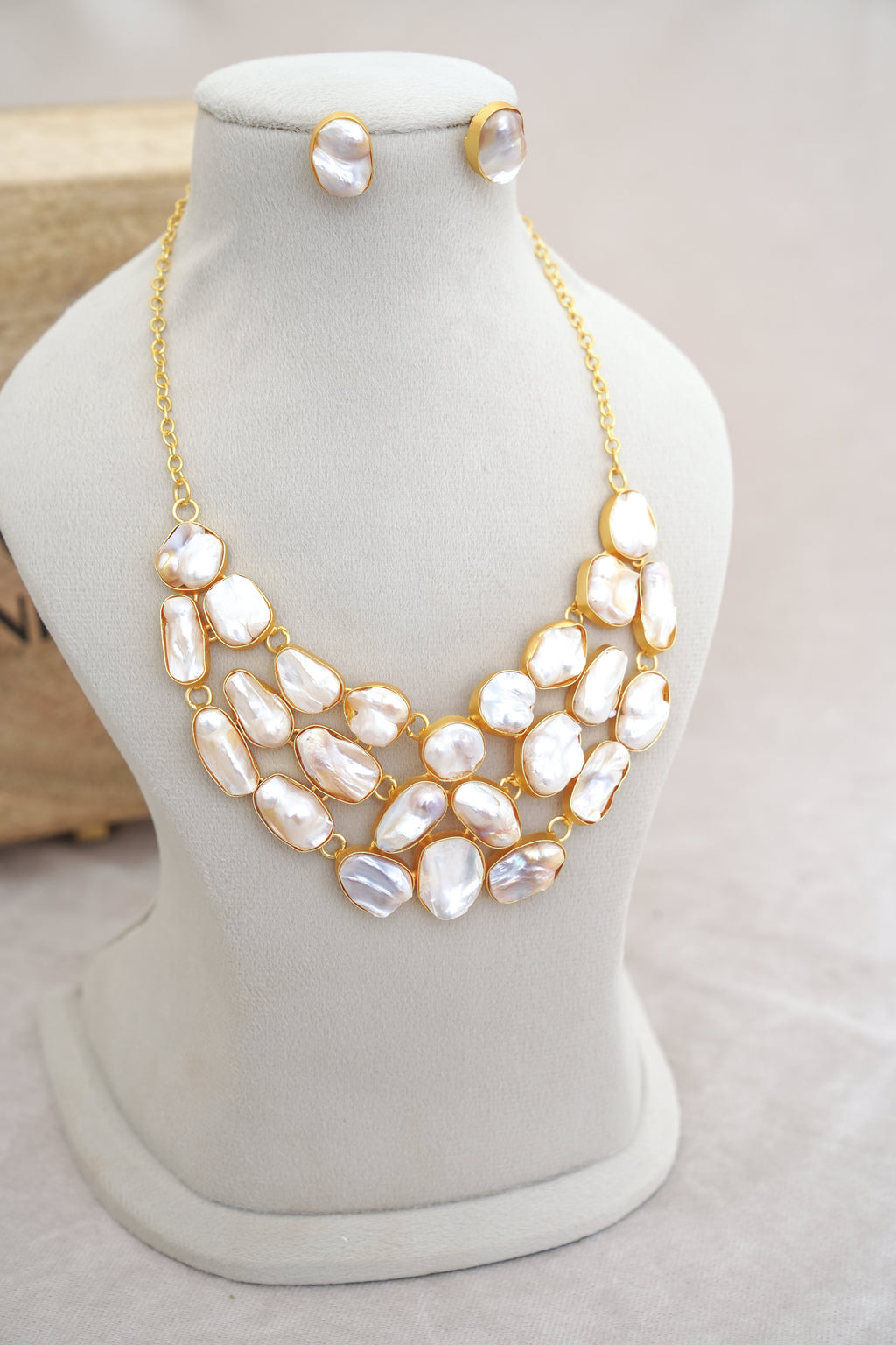 Pearl Reverie Statement Set