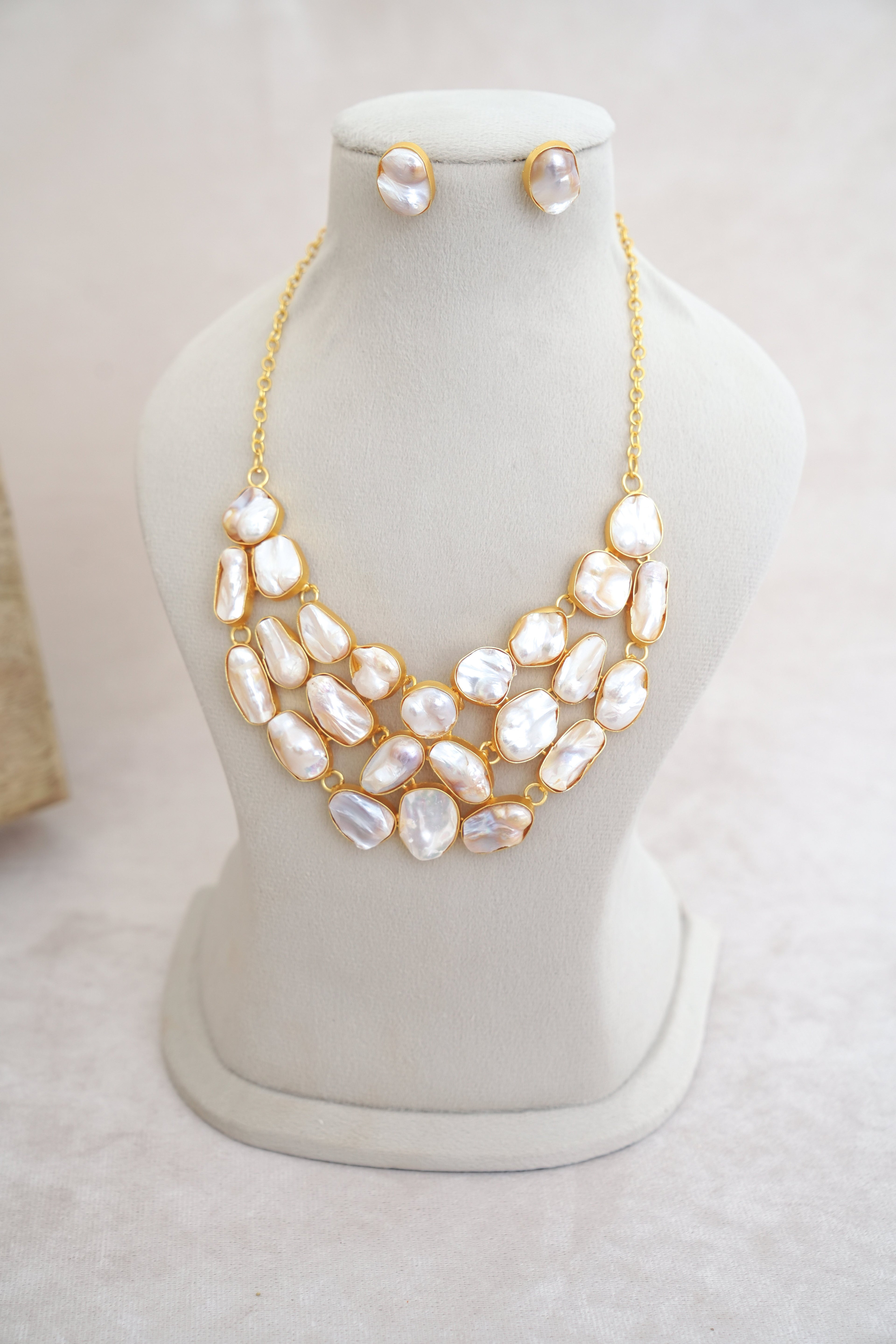 Pearl Reverie Statement Set