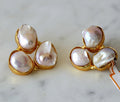 Pearl Triad Earrings