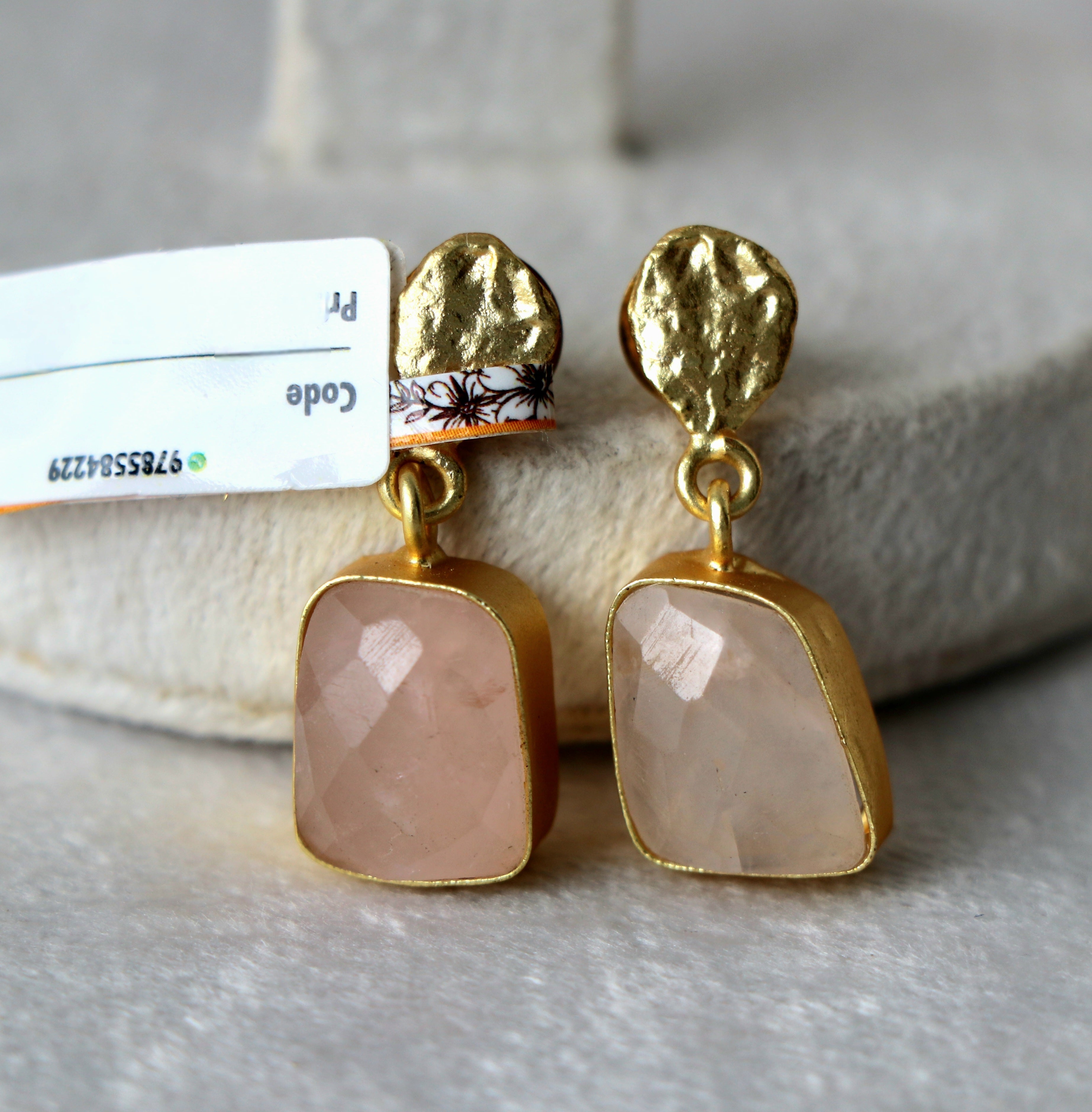 Pink Gemstone Reverie Earrings