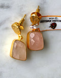 Pink Gemstone Reverie Earrings