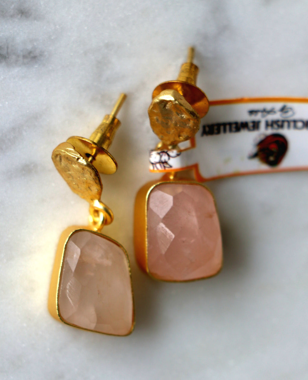 Pink Gemstone Reverie Earrings