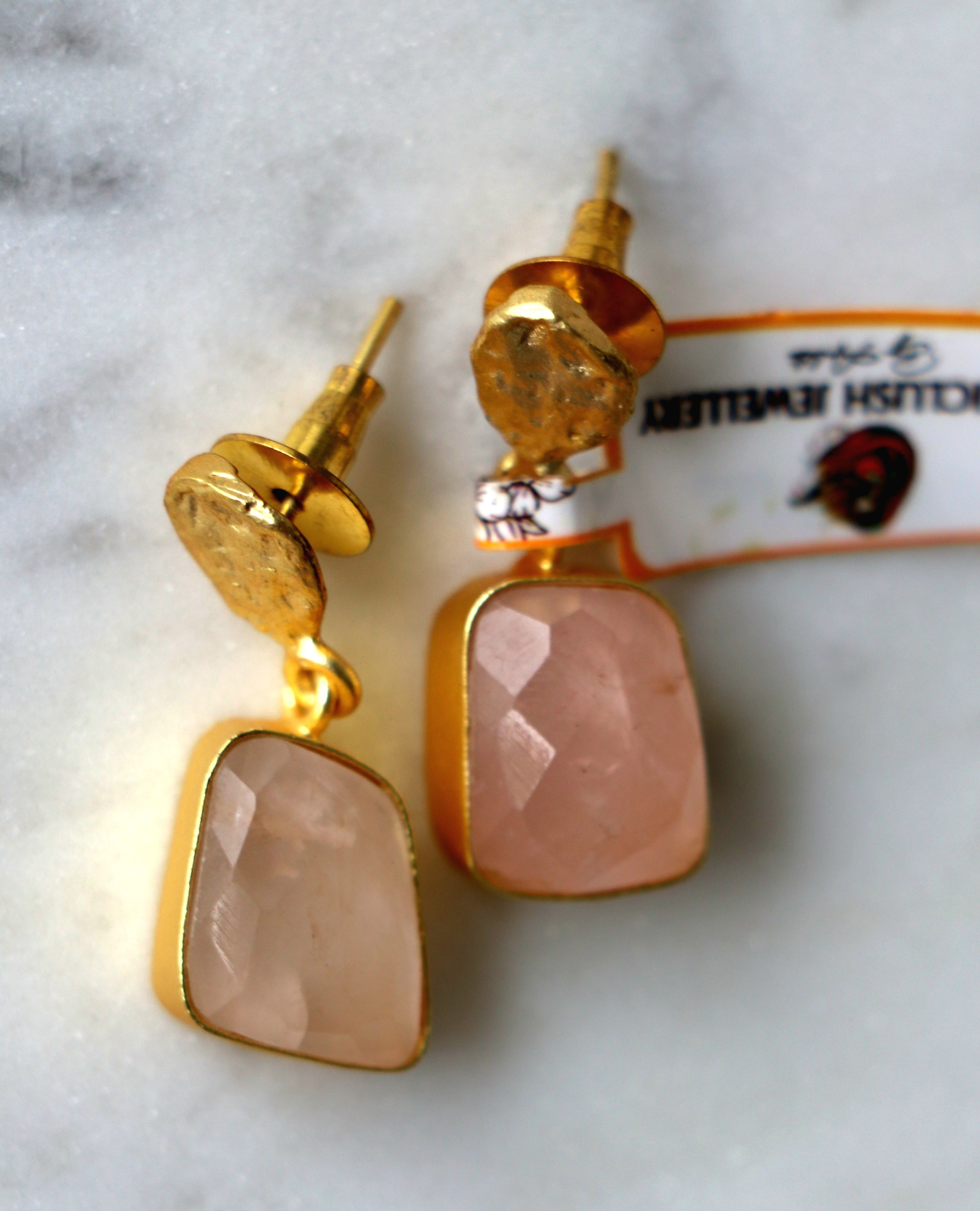 Pink Gemstone Reverie Earrings
