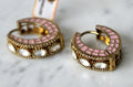 Lattice Hoop Earrings