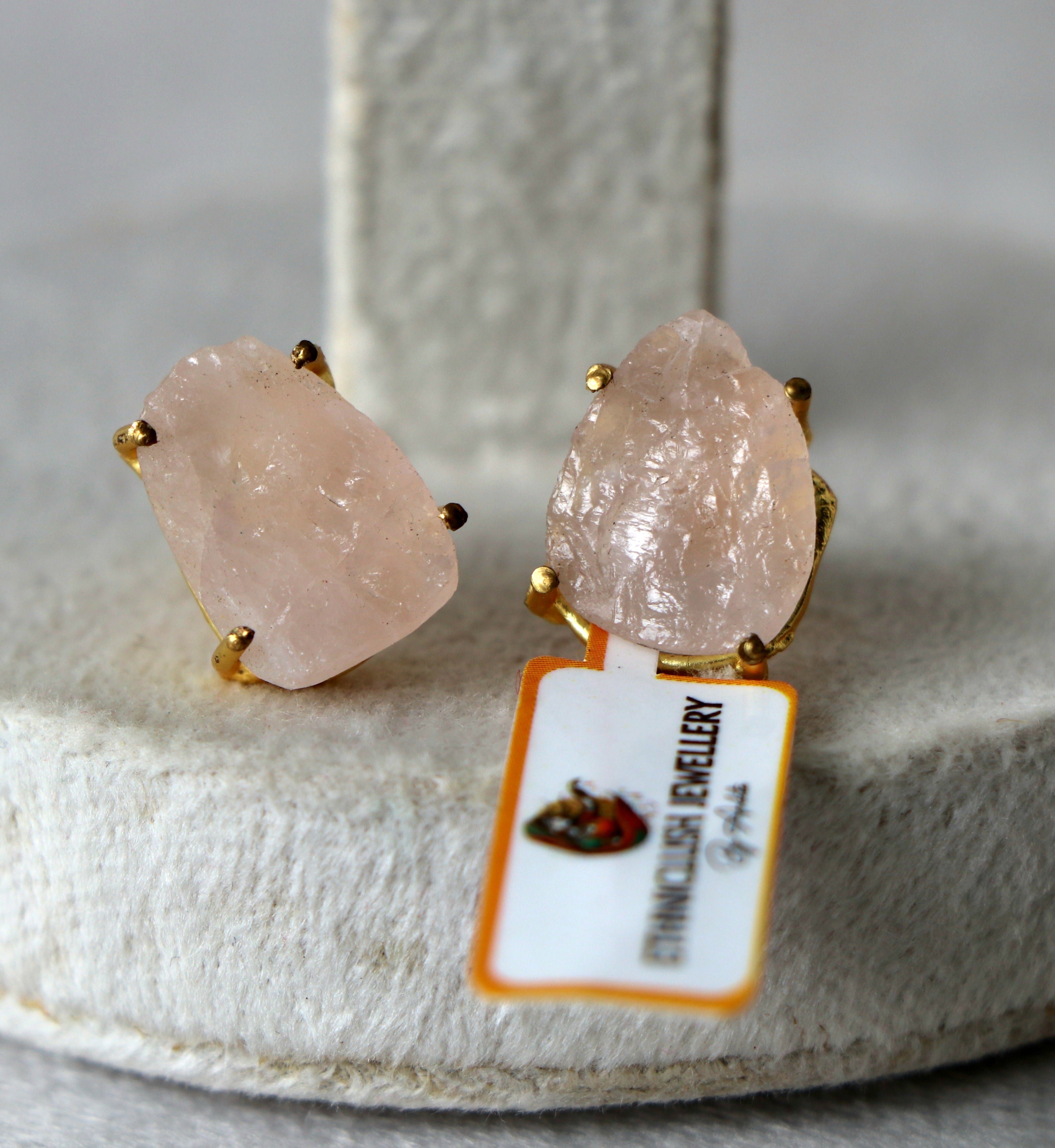 Pink Bloom Statement Earrings